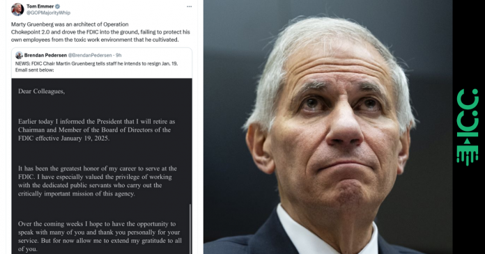 Chủ Tịch FDIC Martin Gruenberg Sẽ Từ Chức Vào Tháng 1/2025